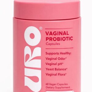 URO Vaginal Probiotic – Feminine pH & Odor Support | 60 Vegan Capsules